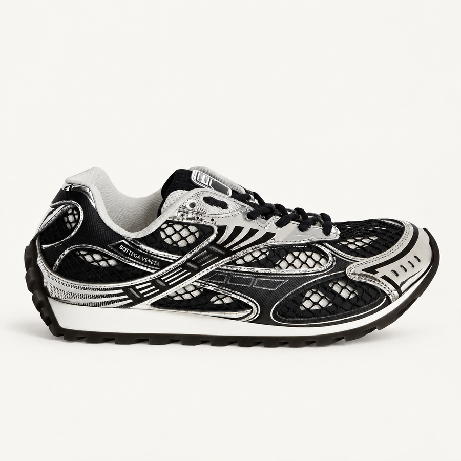Bottega Veneta Orbit — Black / Silver