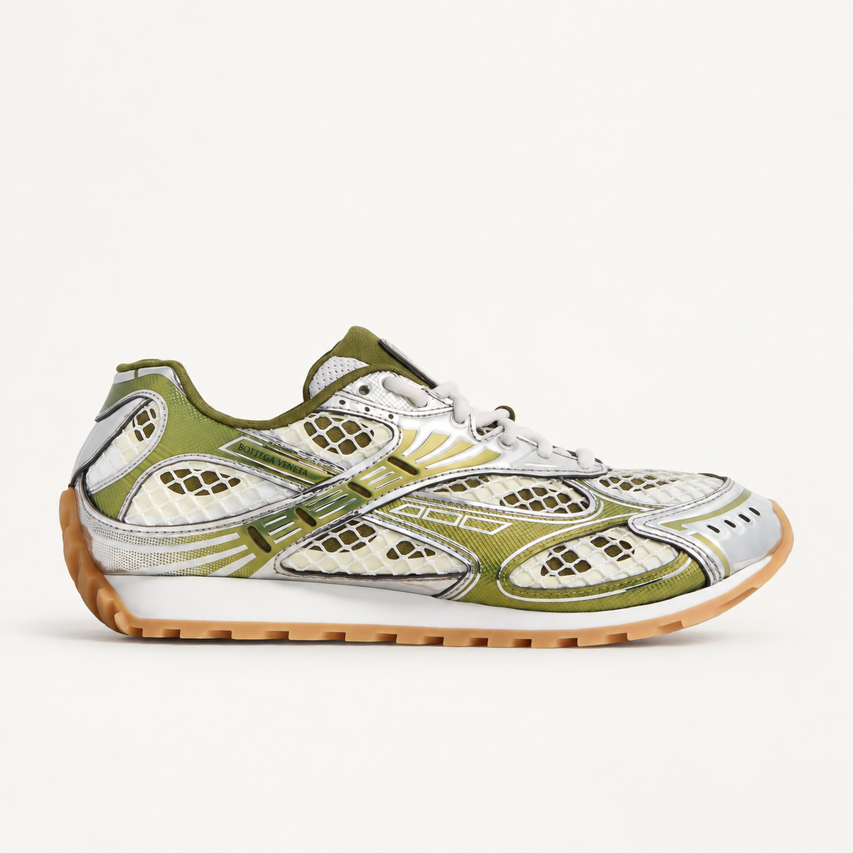Bottega Veneta Orbit — Mud / White